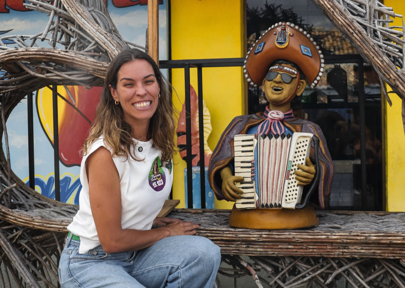 Mariana Dantas no Mercado Municipal de Aracaju
